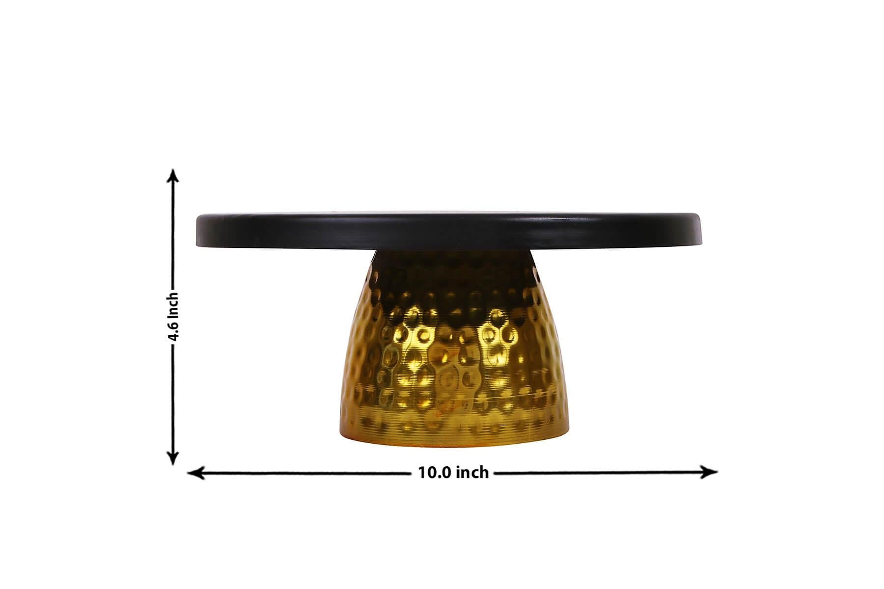 GOLDEN BASE CAKE STAND