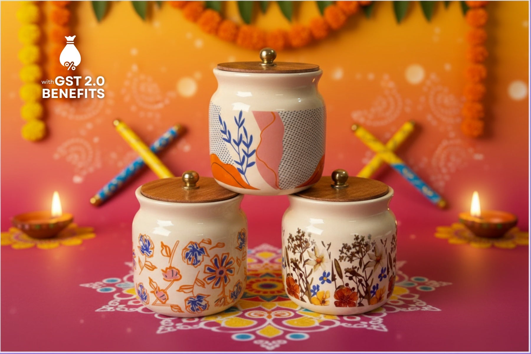 Premium Decor and Utility Dry Fruit Jars for Wedding, Festive & Corporate Gifting | Karigary