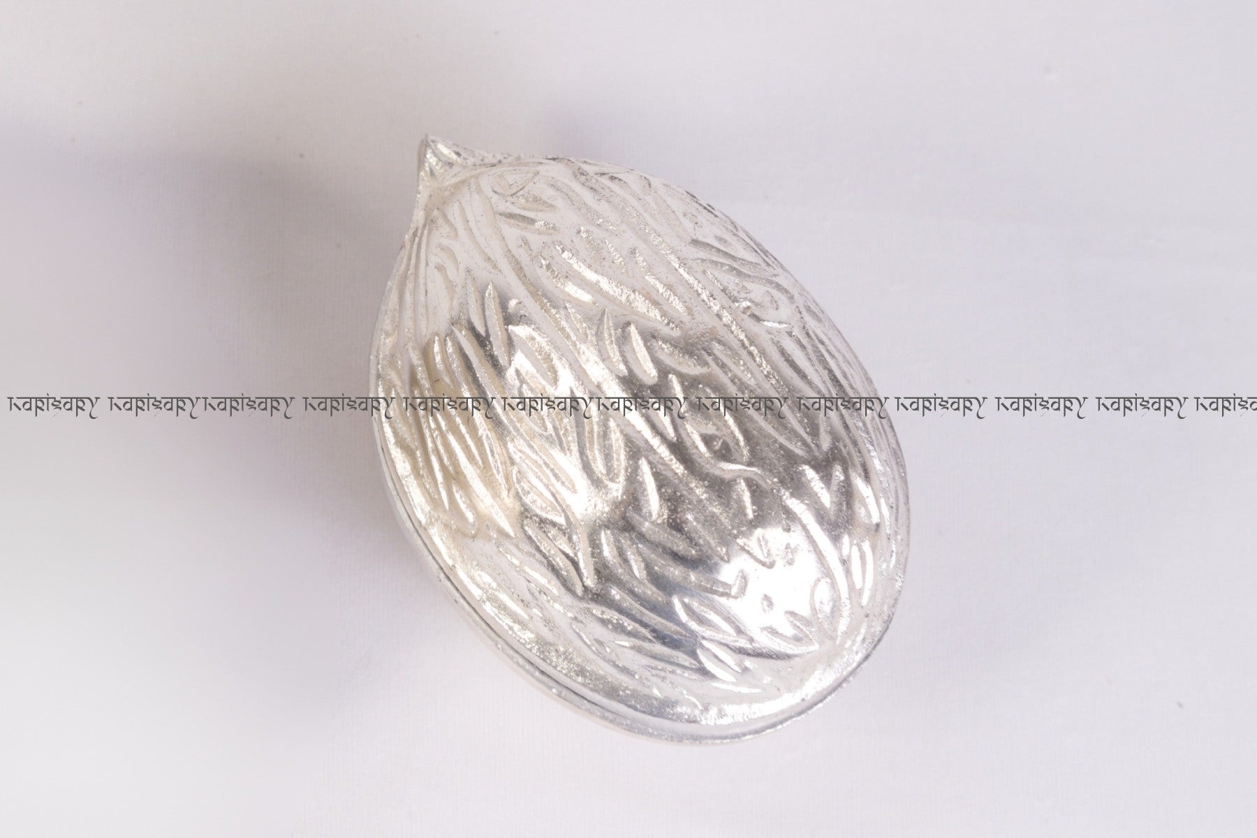 Dry Fruit Gifting and Serving Platter for Wedding Hampers | Silver Walnut Jar