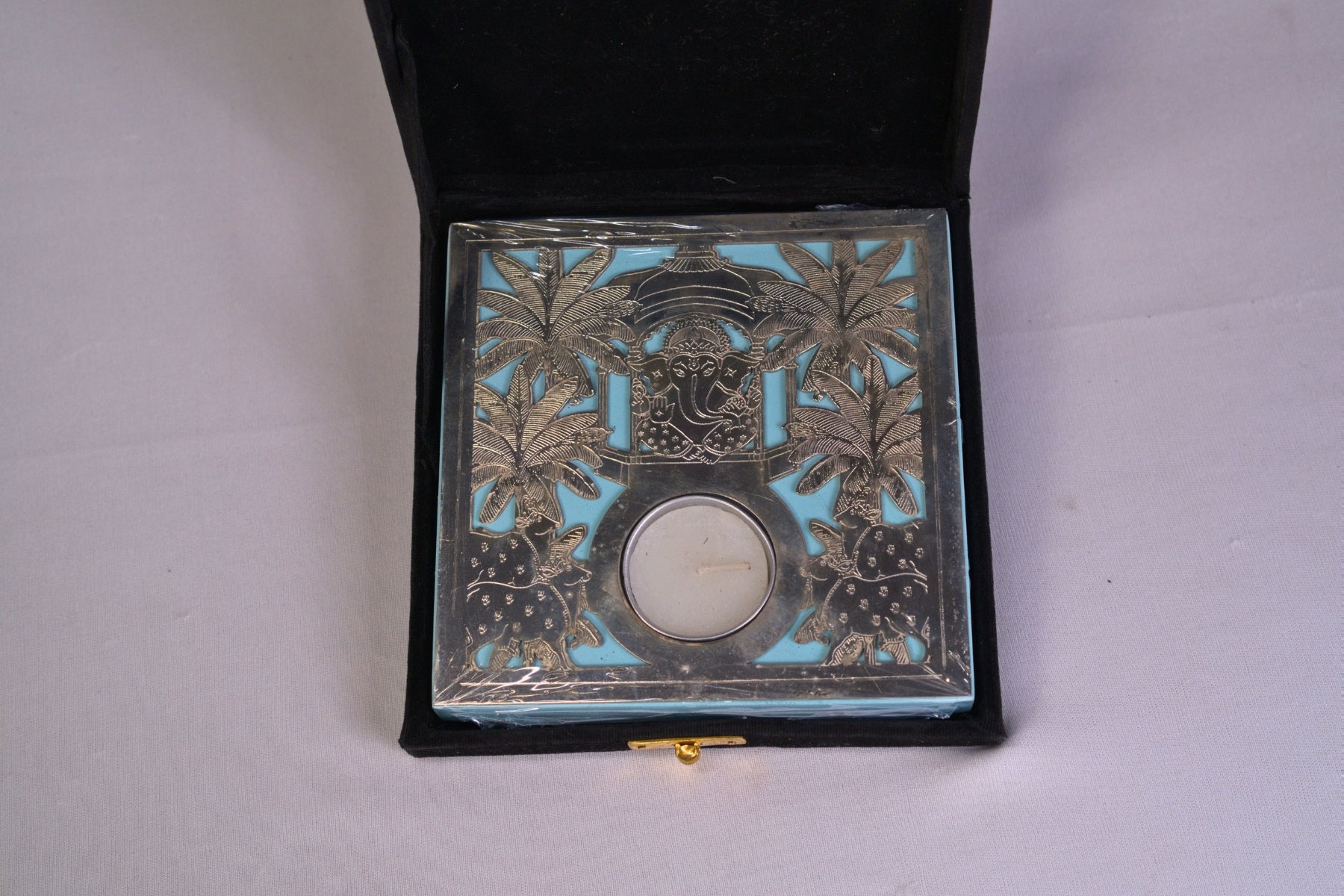 GANESH JI TEALIGHT CANDLE HOLDER FOR GIFTING AND HOME DECOR
