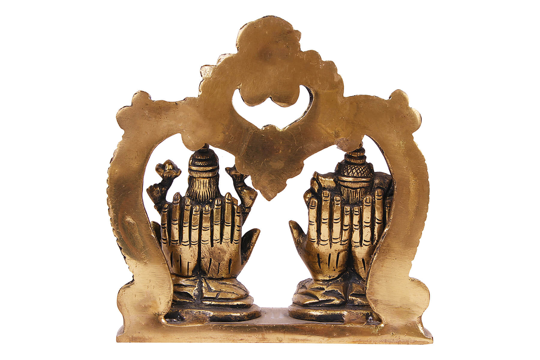 Brass Lakshmi Ganesh Idol Set for Pooja & Diwali