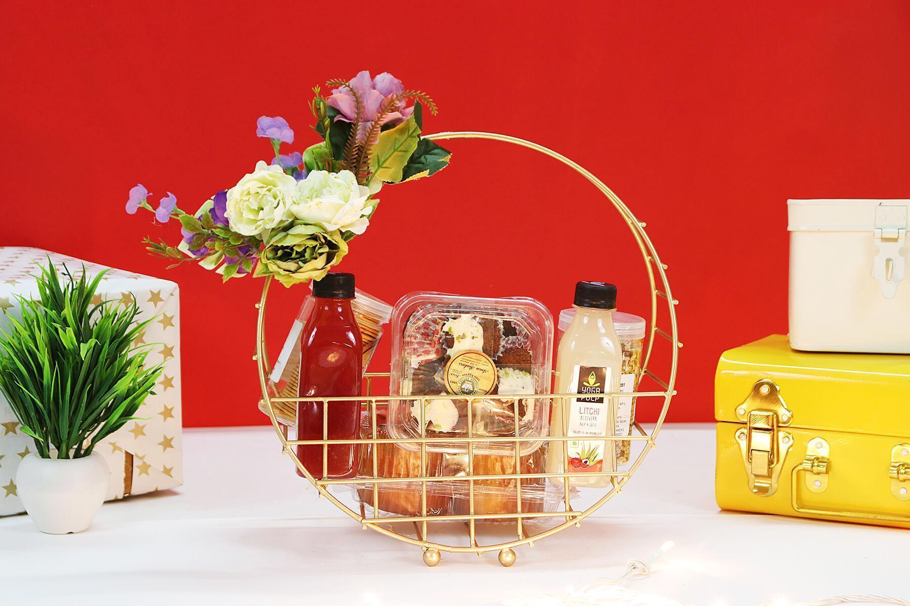 ROUND HAMPER BASKET