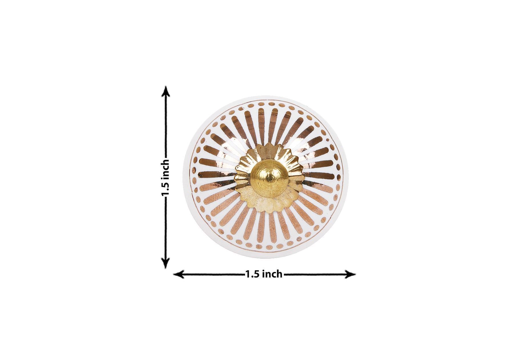 CERAMIC KNOBS FOR DRAWERS/CABINETS. SET OF 6