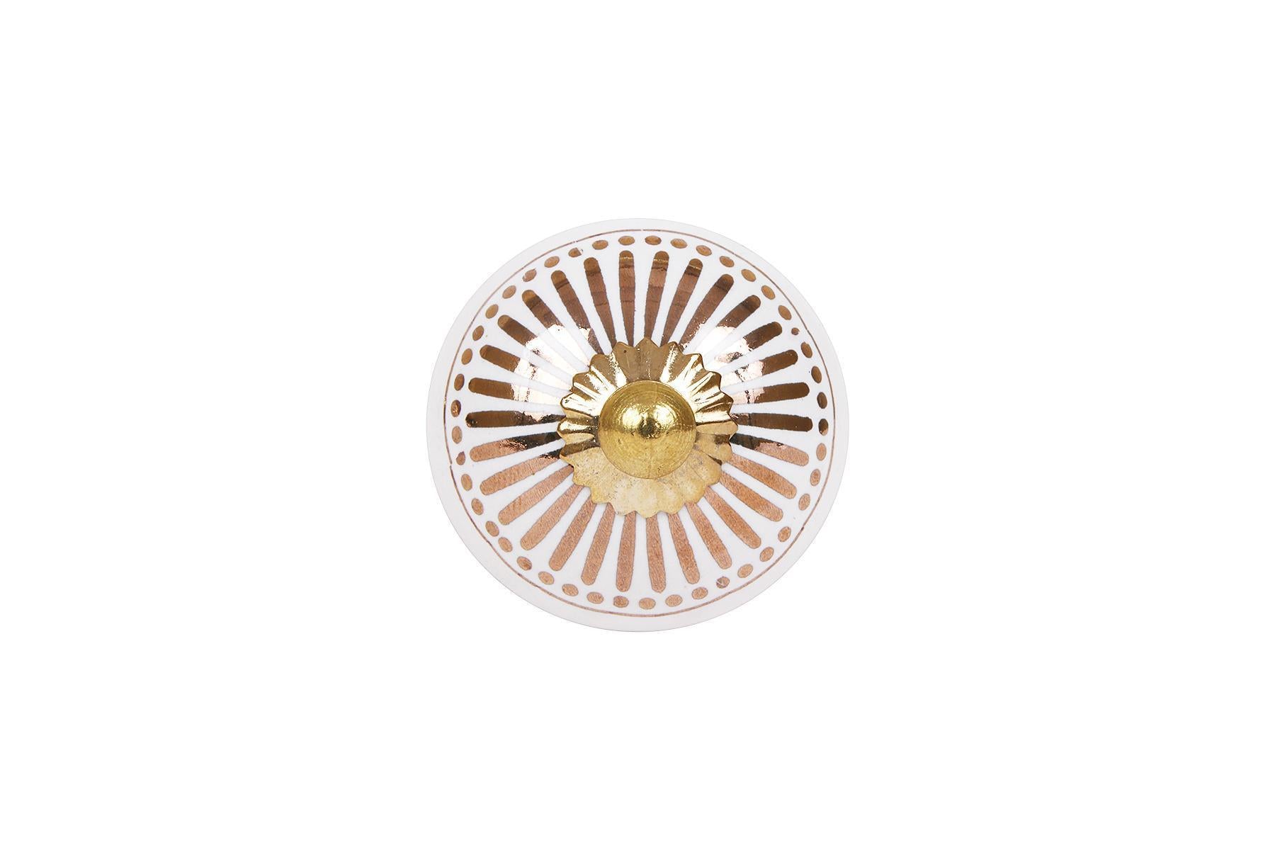 CERAMIC KNOBS FOR DRAWERS/CABINETS. SET OF 6