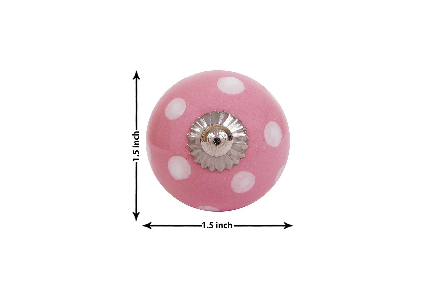 CERAMIC KNOBS FOR DRAWERS/CABINETS. SET OF 6