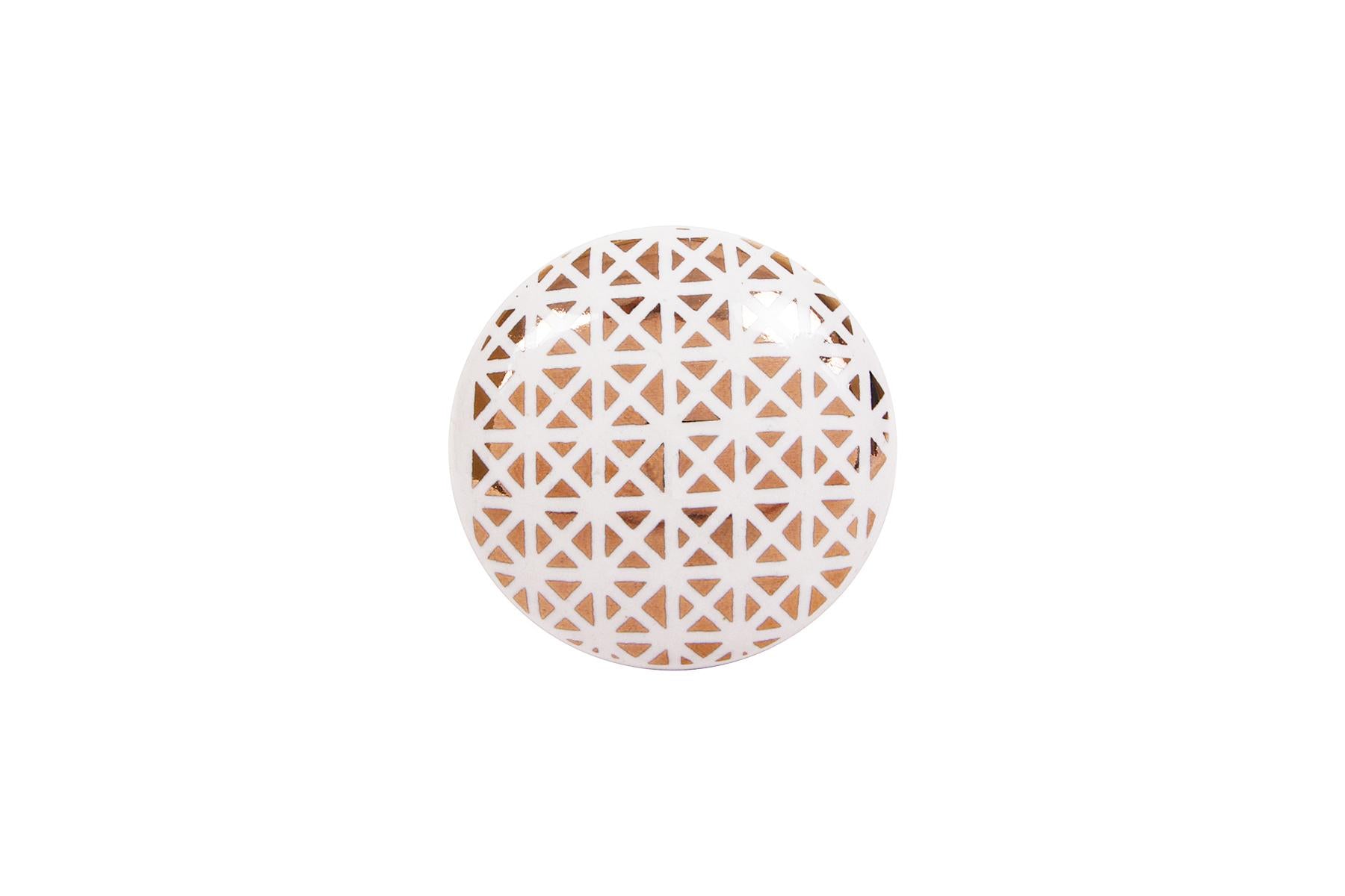 CERAMIC KNOBS FOR DRAWERS/CABINETS. SET OF 6