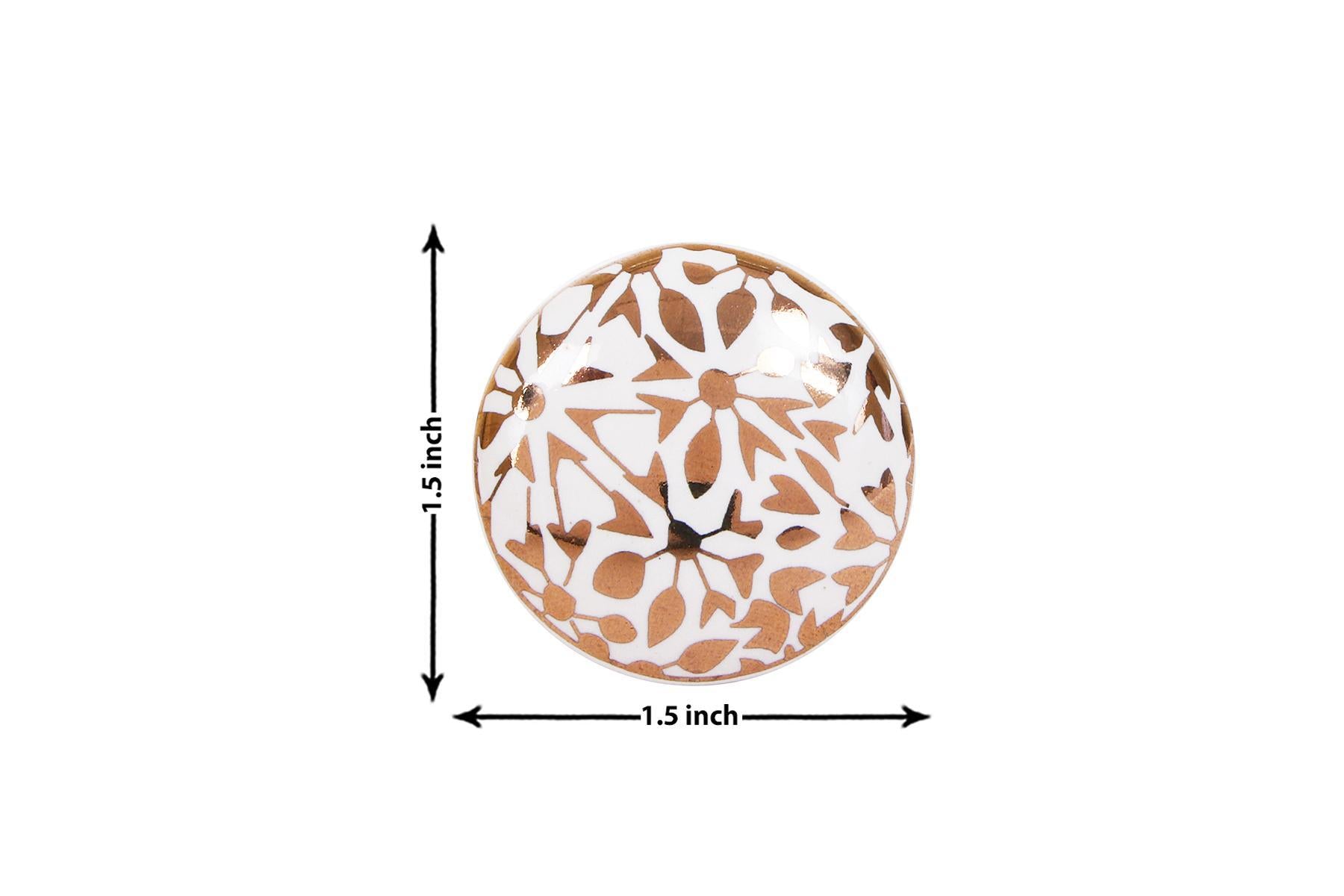 CERAMIC KNOBS FOR DRAWERS/CABINETS. SET OF 6