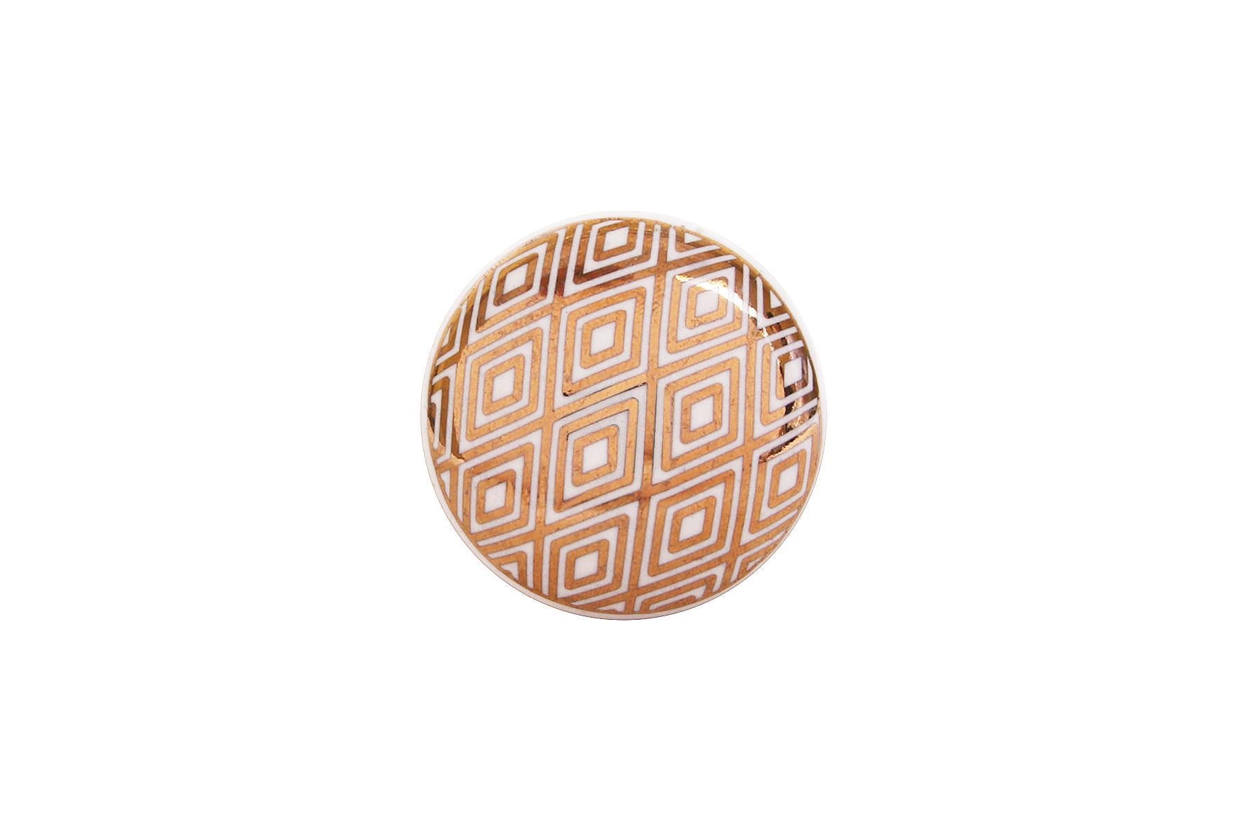 CERAMIC KNOBS FOR DRAWERS/CABINETS. SET OF 6