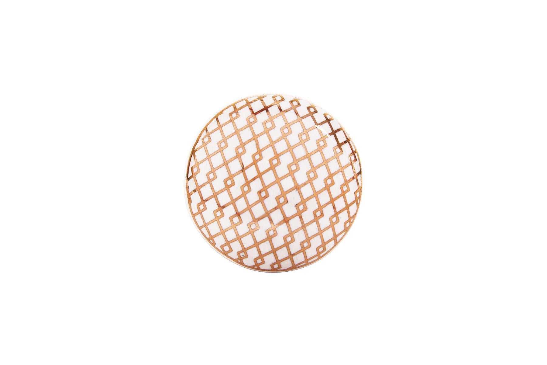 CERAMIC KNOBS FOR DRAWERS/CABINETS. SET OF 6