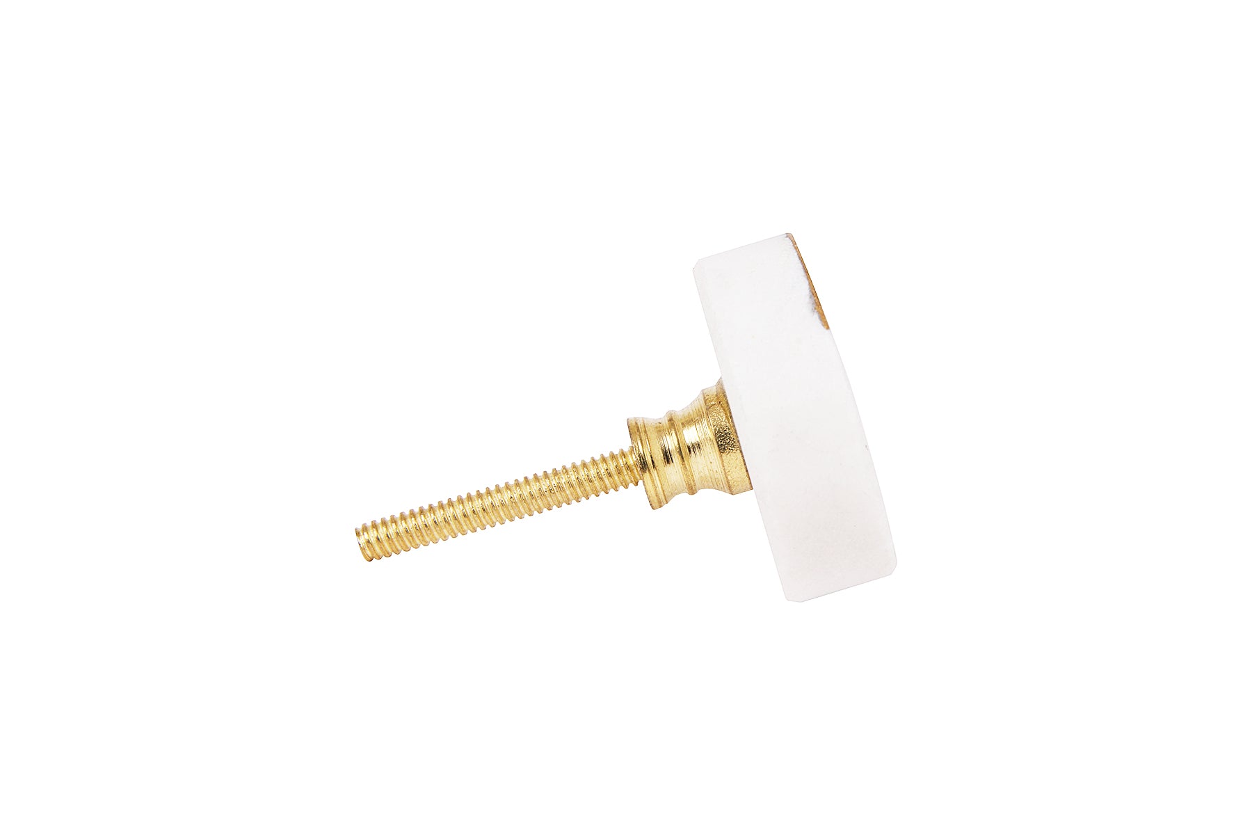 MARBLE KNOBS WITH BRASS INLAY FOR DRAWERS/CABINETS/ SET OF 4
