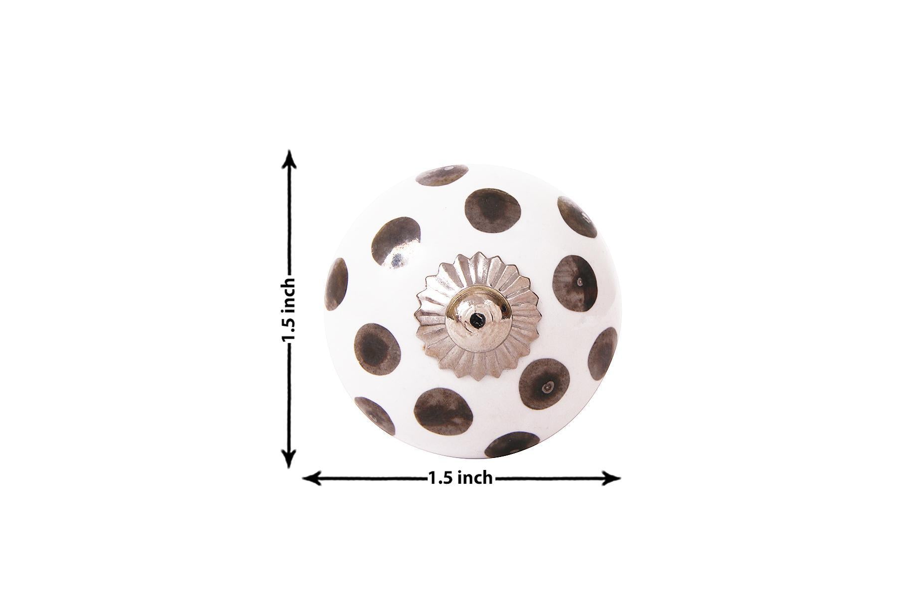 CERAMIC KNOBS FOR DRAWERS/CABINETS. SET OF 6