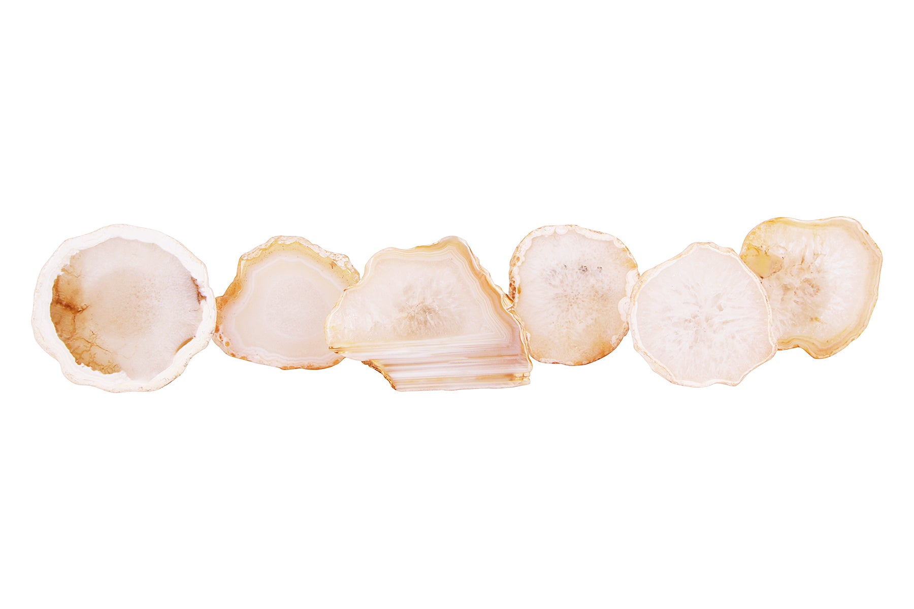 Natural Agate Stone Cabinet Knobs (Set of 4)