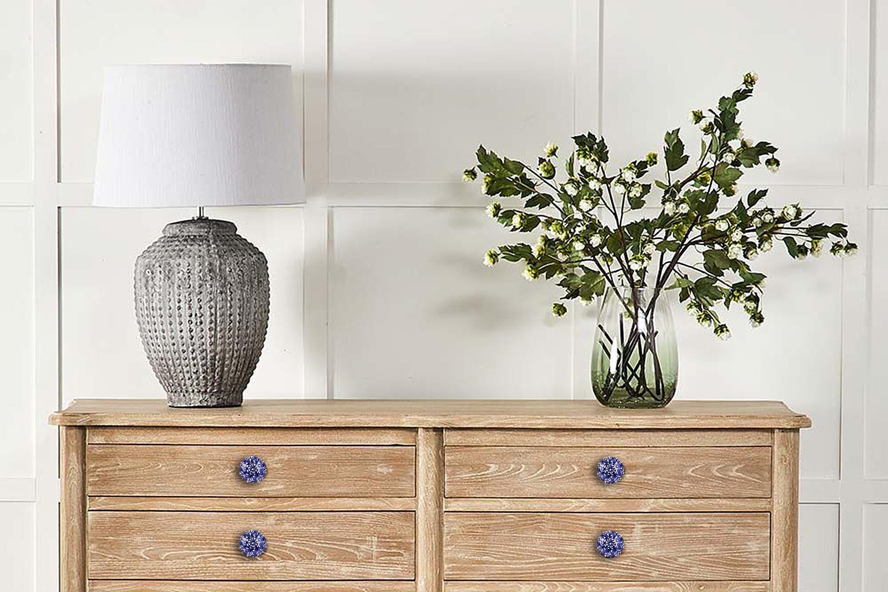 CERAMIC KNOBS FOR DRAWERS/CABINETS. SET OF 6