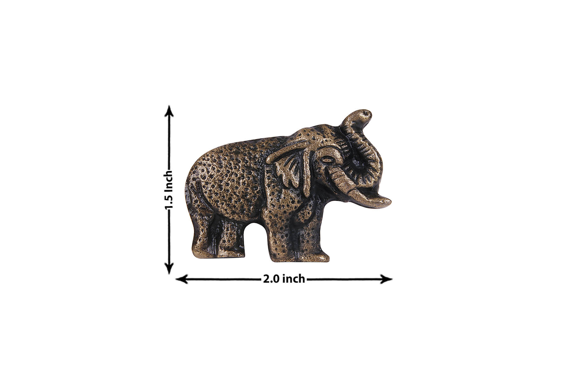 ELEPHANT 2 KNOBS FOR DRAWERS/CABINETS/ SET OF 4