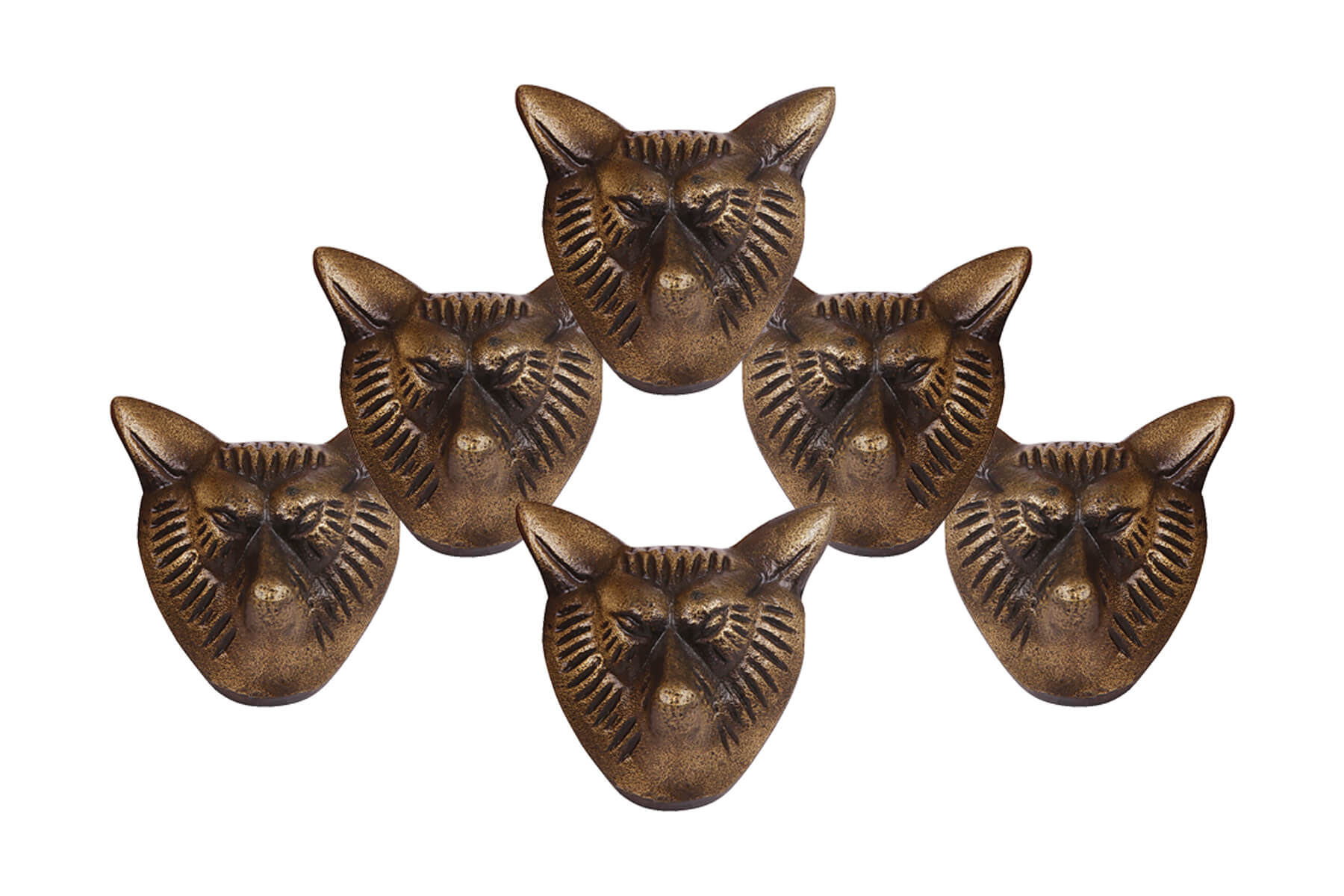 LION KNOBS FOR DRAWERS/CABINETS/ SET OF 4