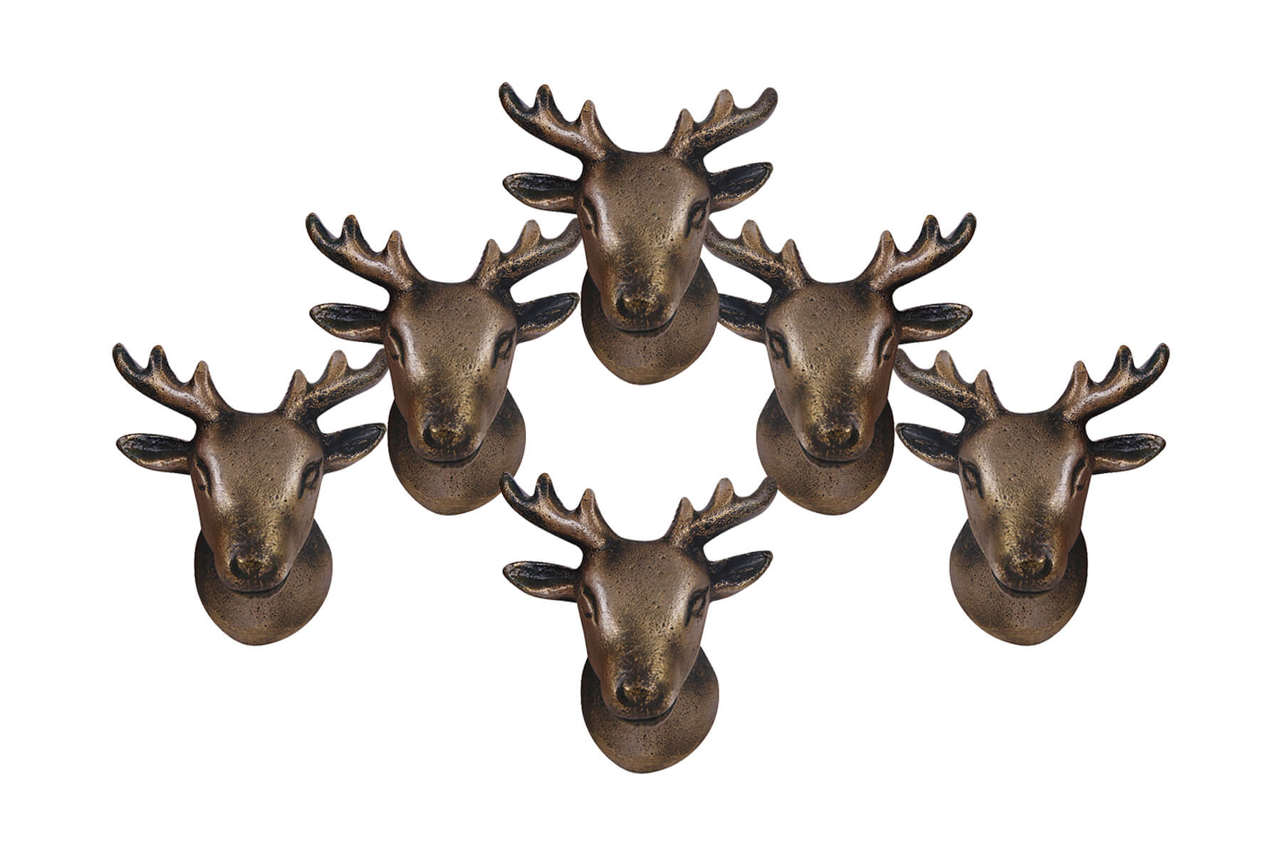 DEER KNOBS FOR DRAWERS/CABINETS/ SET OF 4