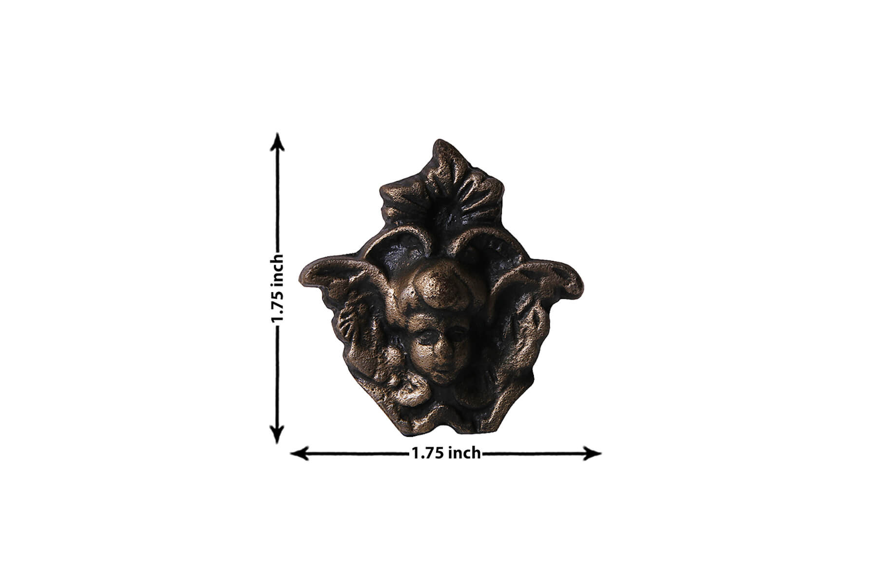 QUEEN’S HEAD KNOBS FOR DRAWERS/CABINETS/ SET OF 4