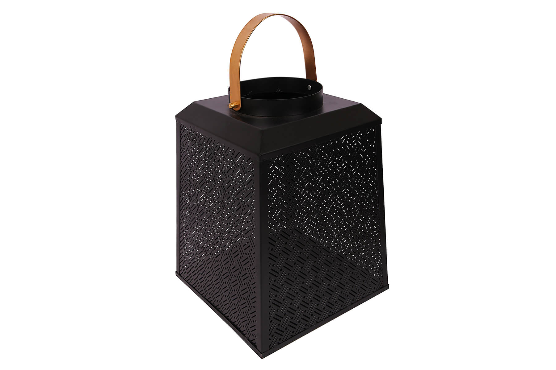 Large Black Decorative Lantern for Home & Event Décor