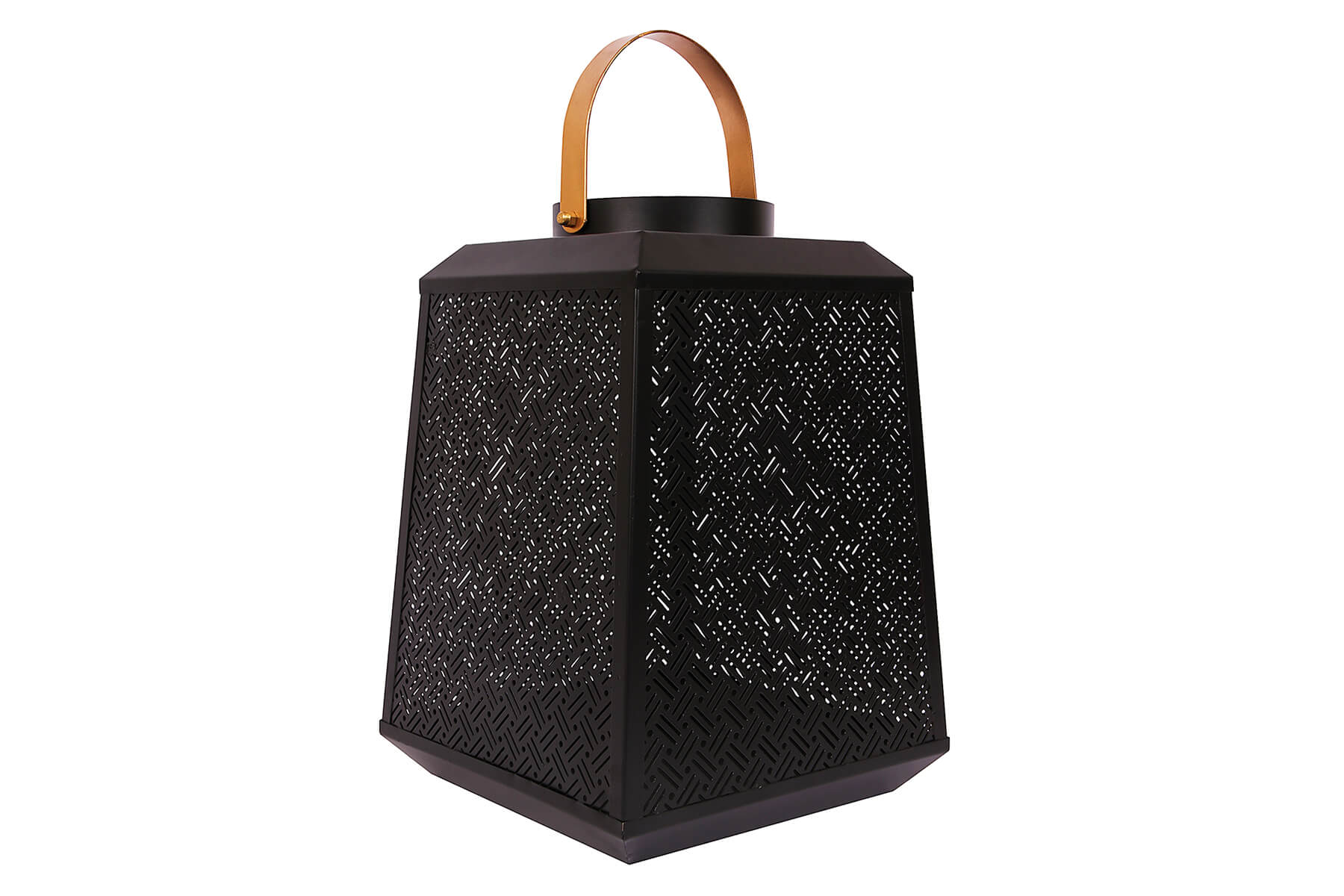 Large Black Decorative Lantern for Home & Event Décor