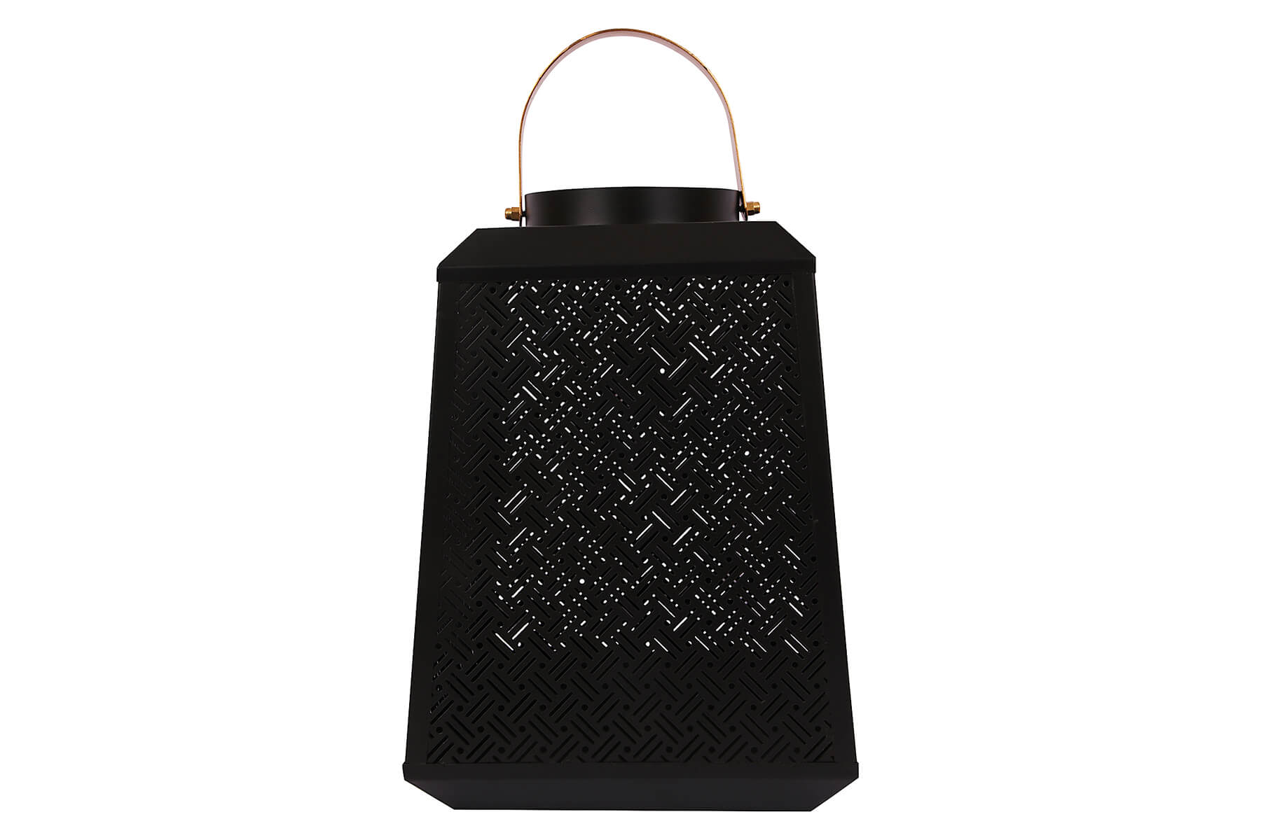 Large Black Decorative Lantern for Home & Event Décor