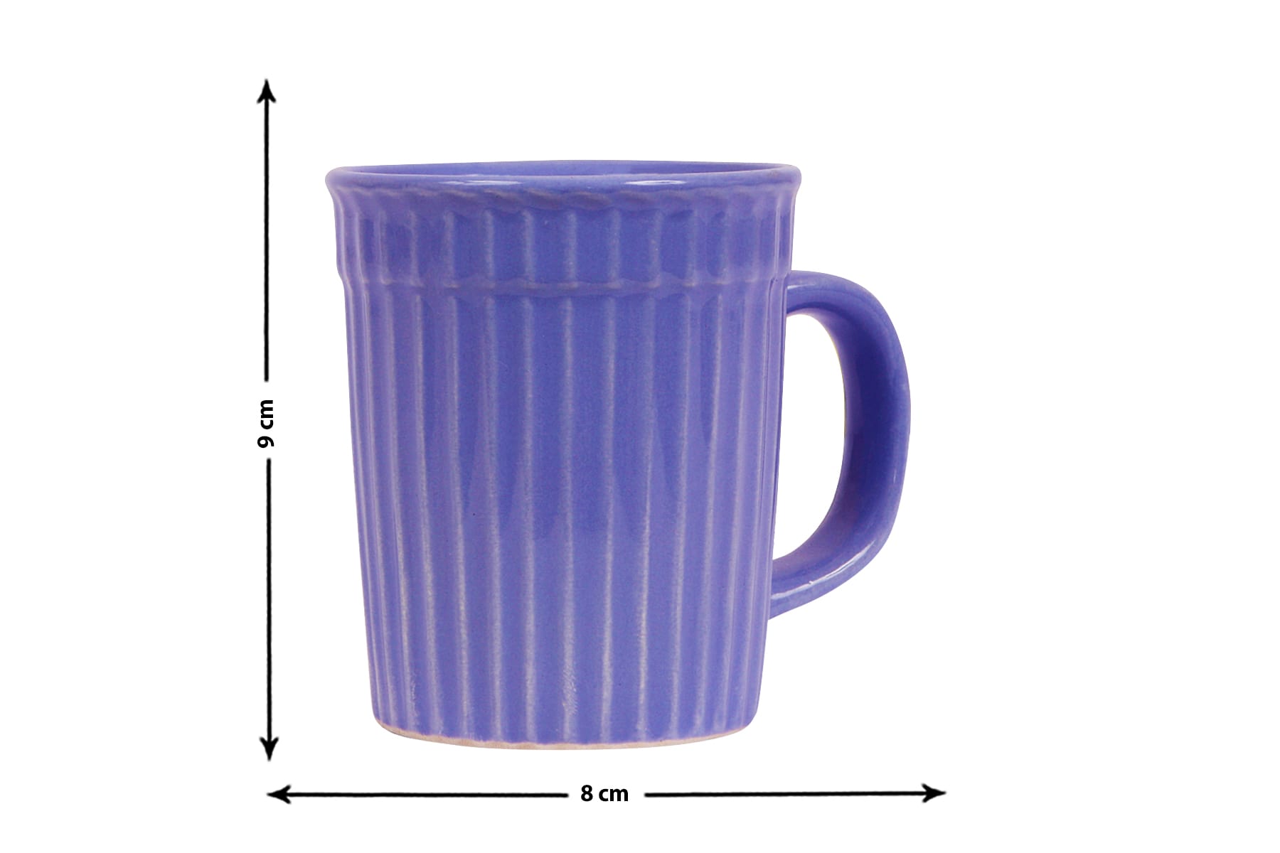 Ceramic Pastel Frontier Milk/Coffee/Tea Mug/Beverage Mug with Handle – Set of 6