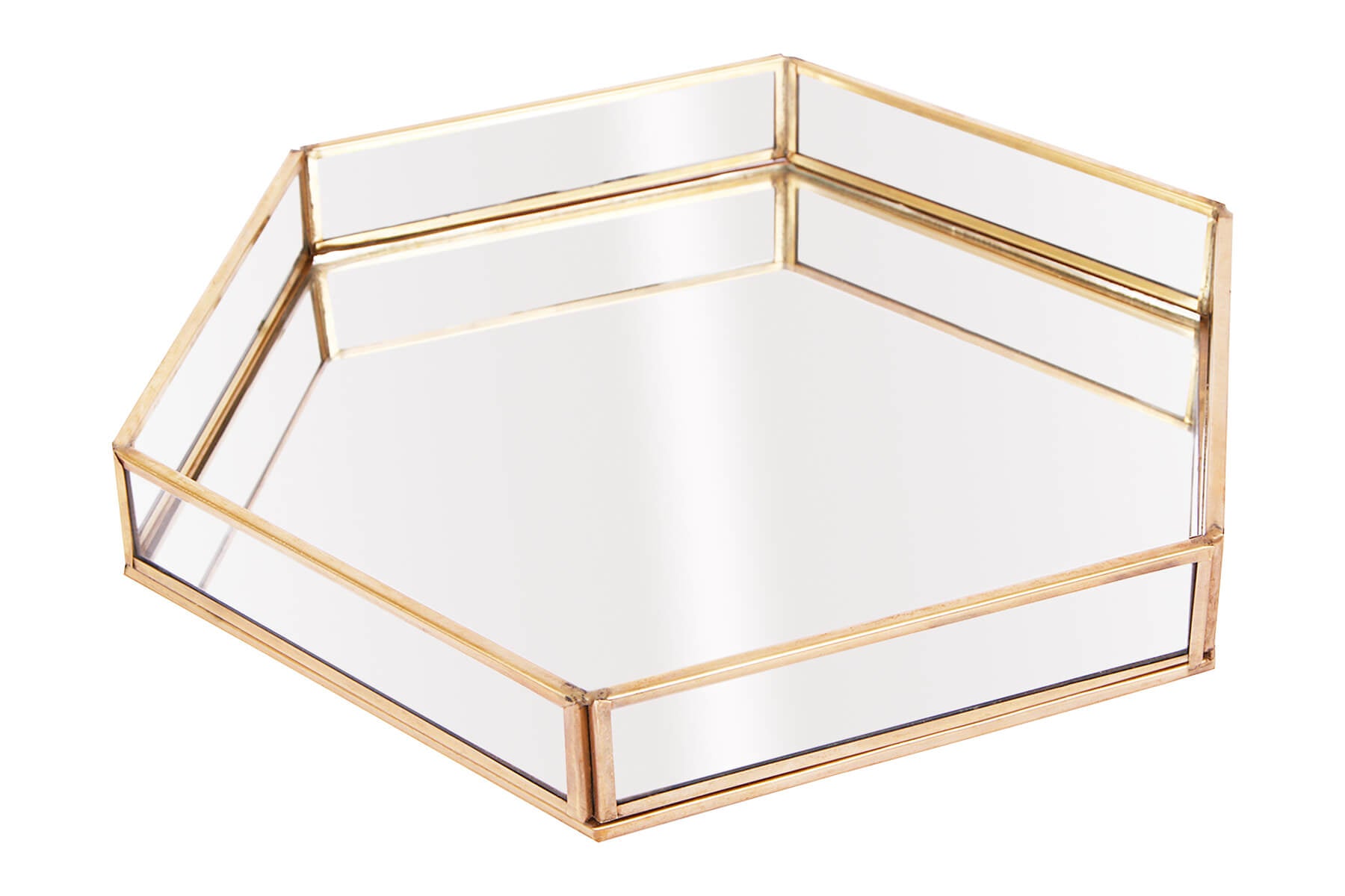 HEXAGON GLASS TRAY