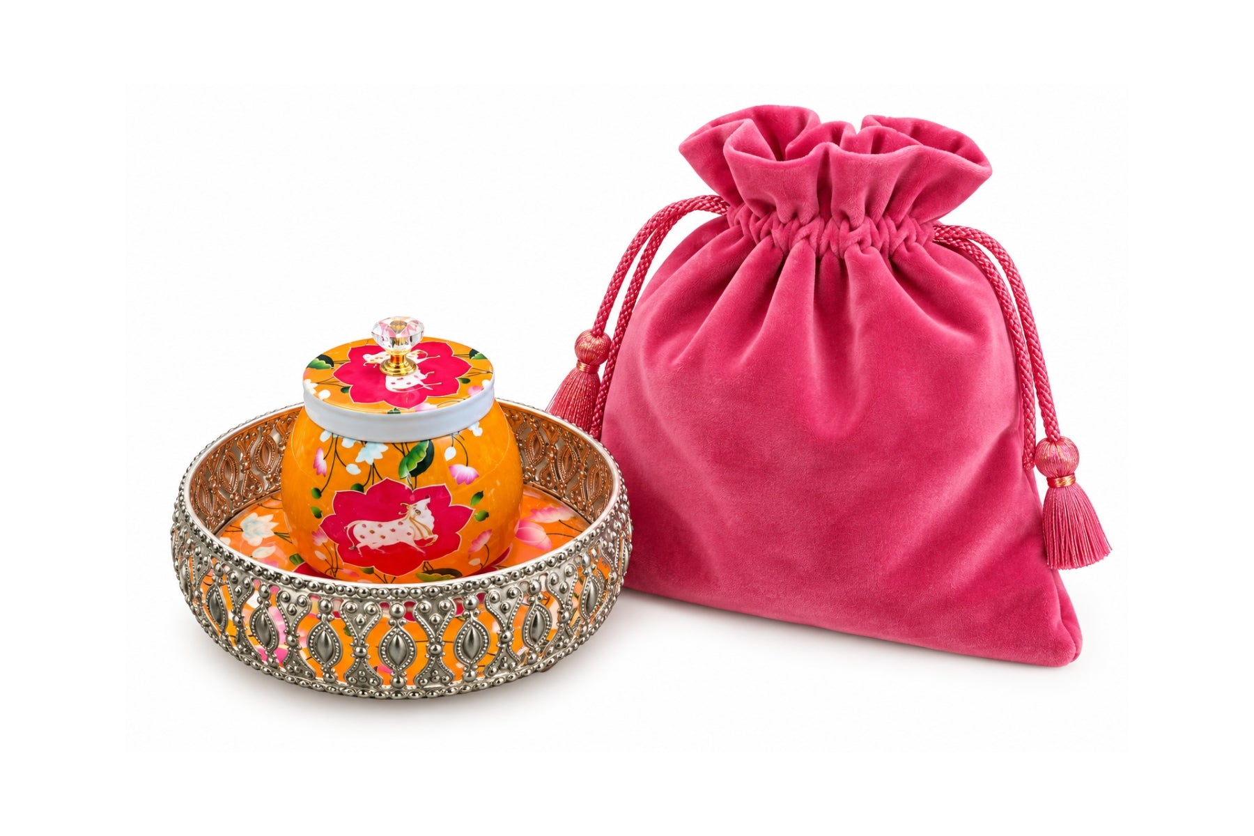 Pink Navratri Gift Set (10 Sets)