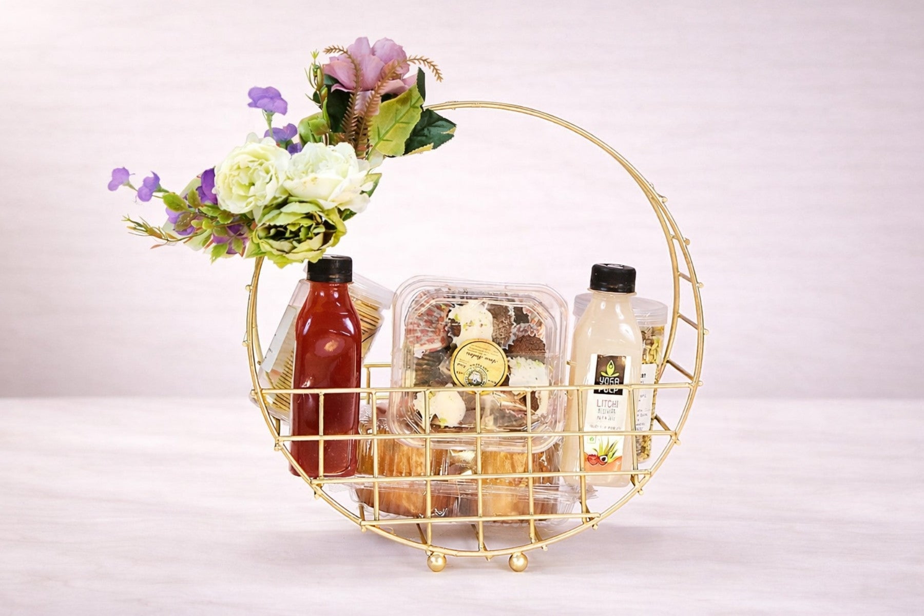 ROUND HAMPER BASKET
