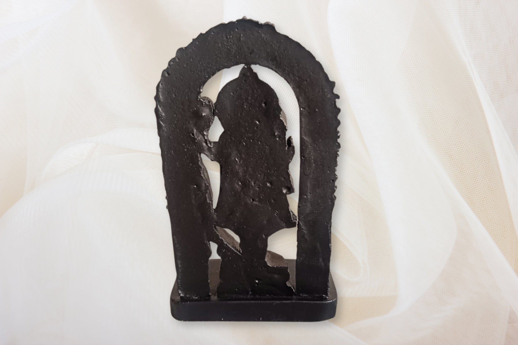 Resin Ram Lalla Idol – Black Color (6.5 Inch)