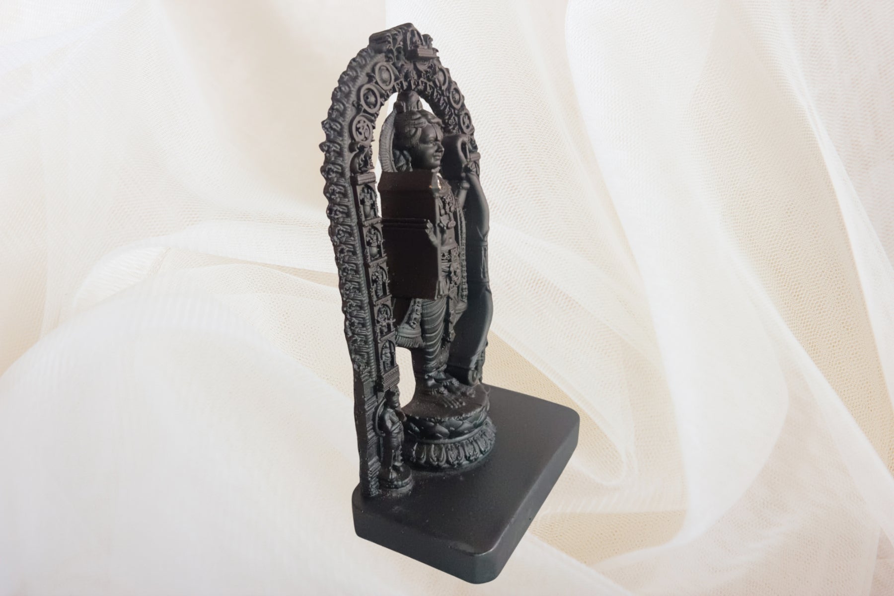 Resin Ram Lalla Idol – Black Color (6.5 Inch)