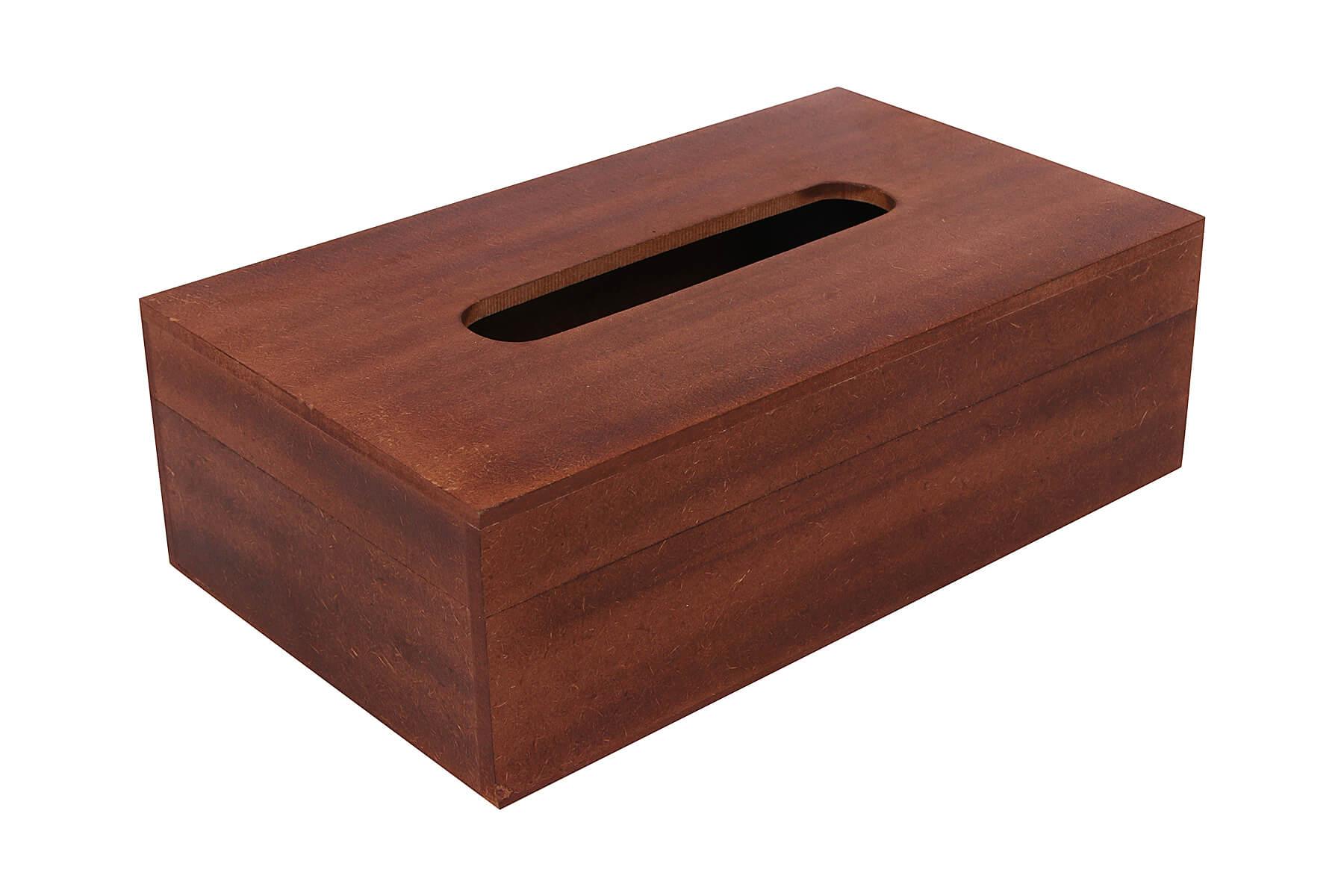 WOODEN TISSUE BOX