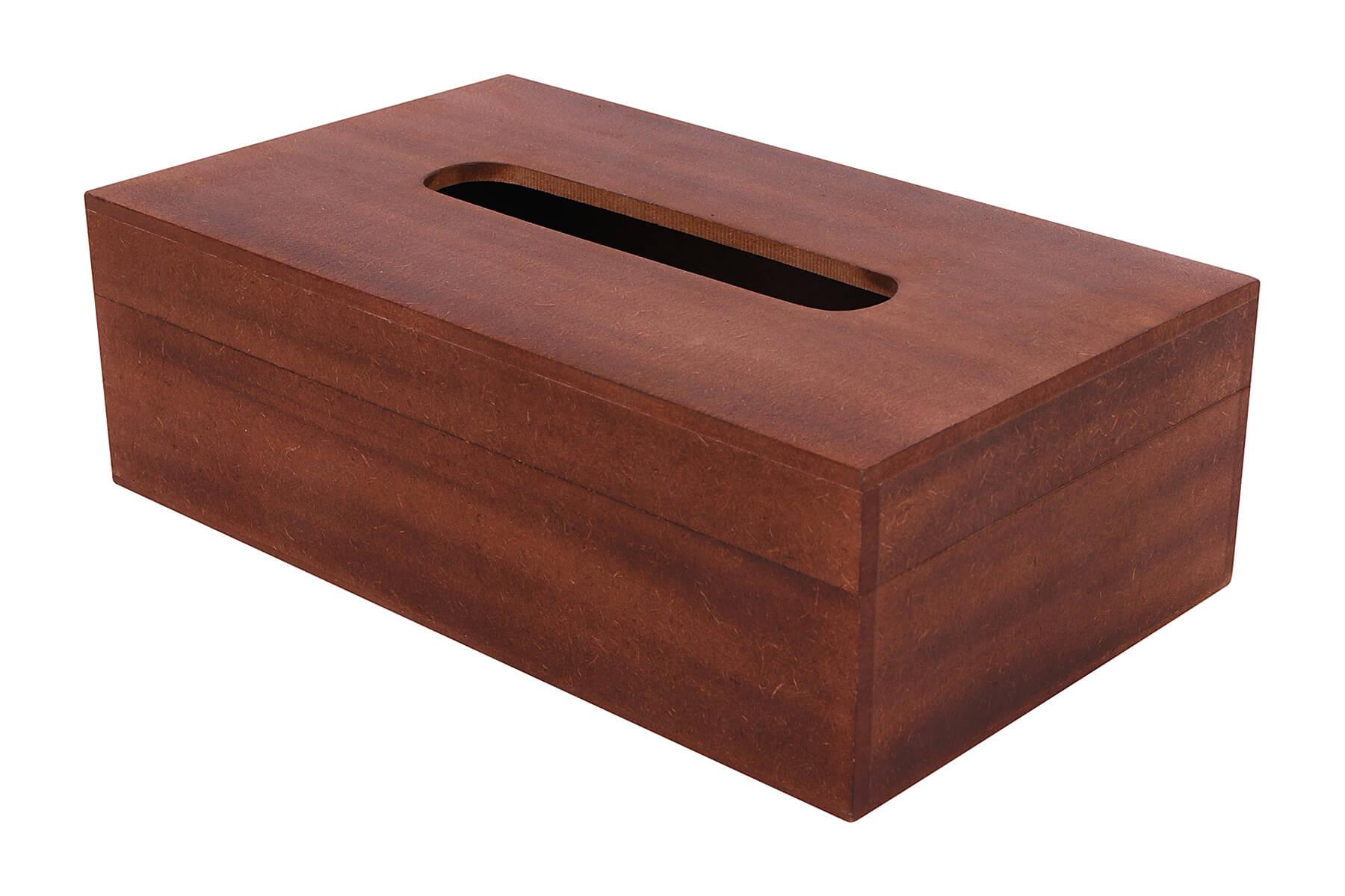 WOODEN TISSUE BOX