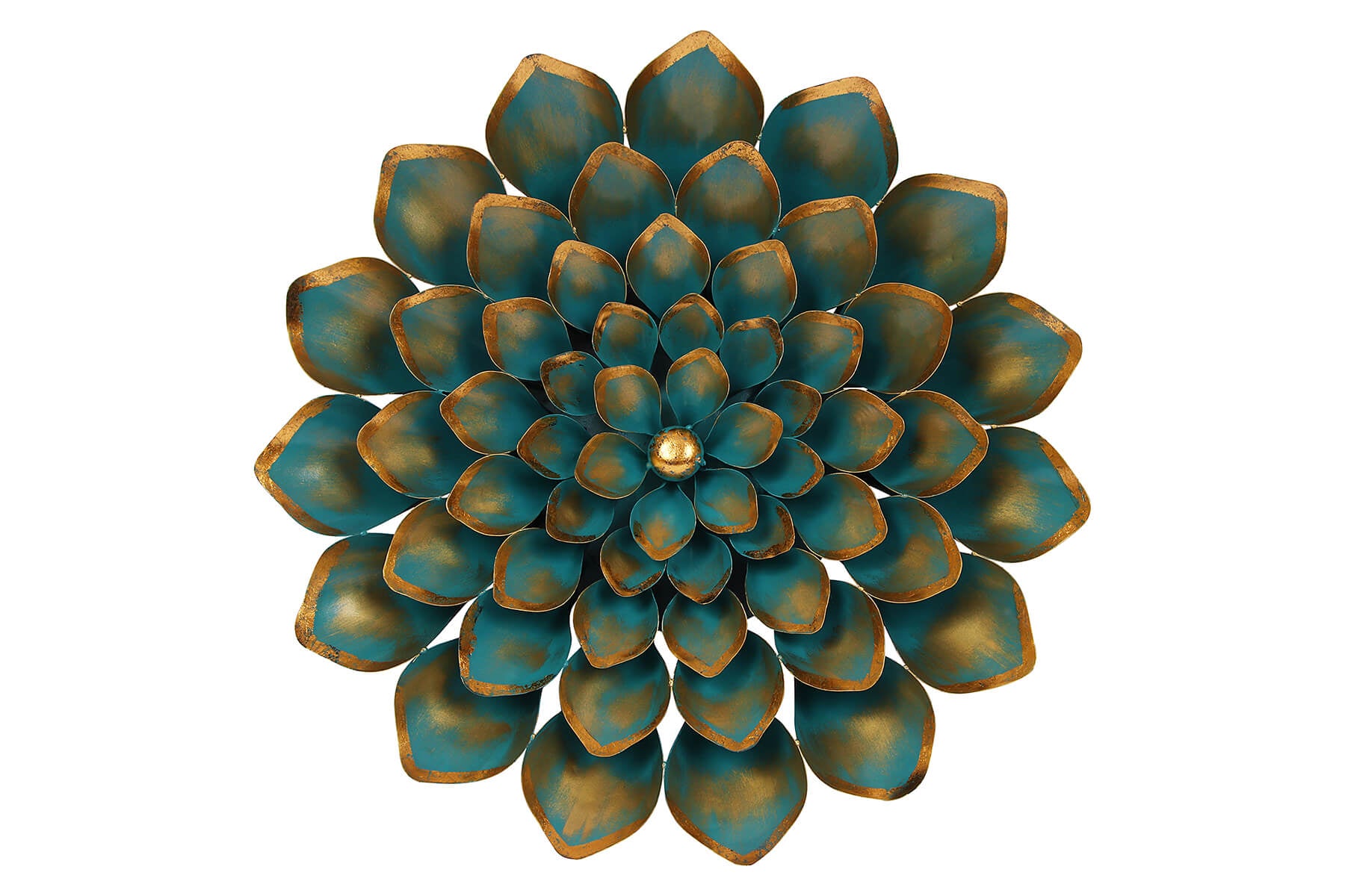 ASTER FLOWER LUXURY WALL DÉCOR/ TEAL COLOUR