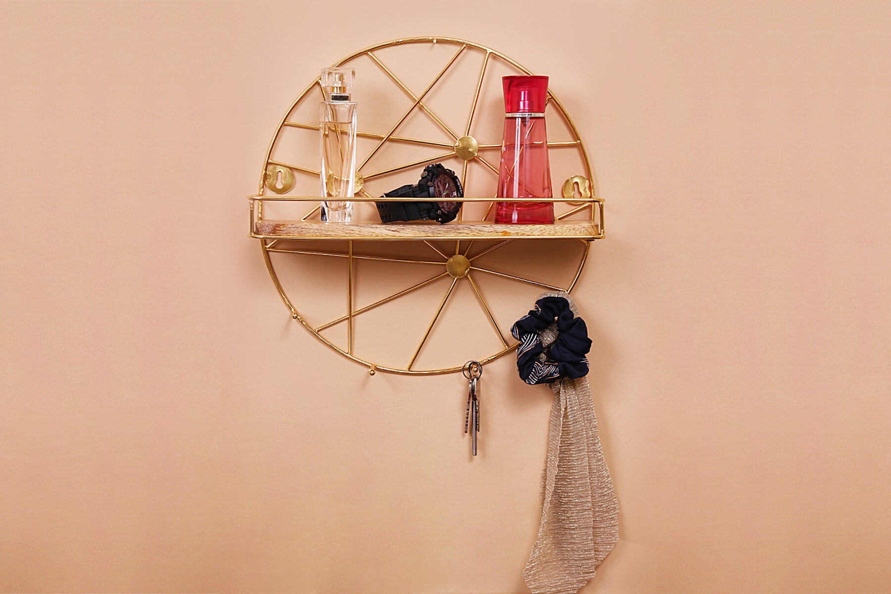 ROUND GEOMETRIC SHELF