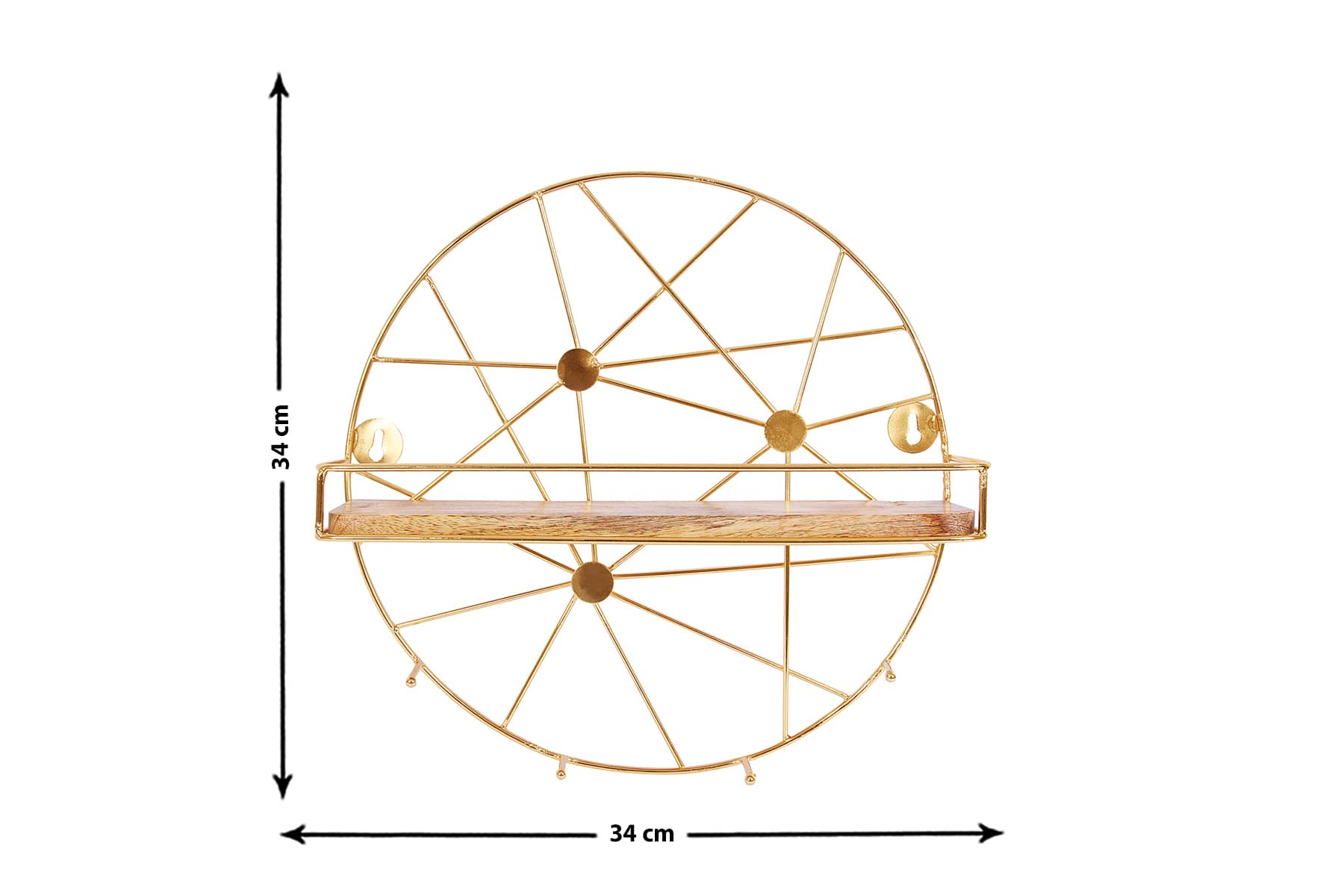 ROUND GEOMETRIC SHELF