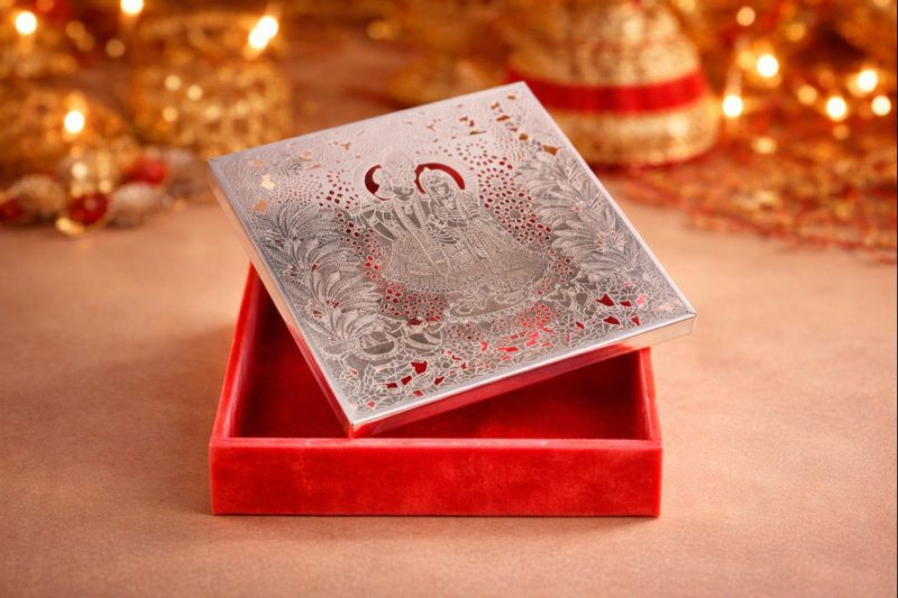 LUXURY GIFTING BOX (RADHA KRISHNA DESIGN) FOR SWEETS, CHOCOLATES & JEWELRY