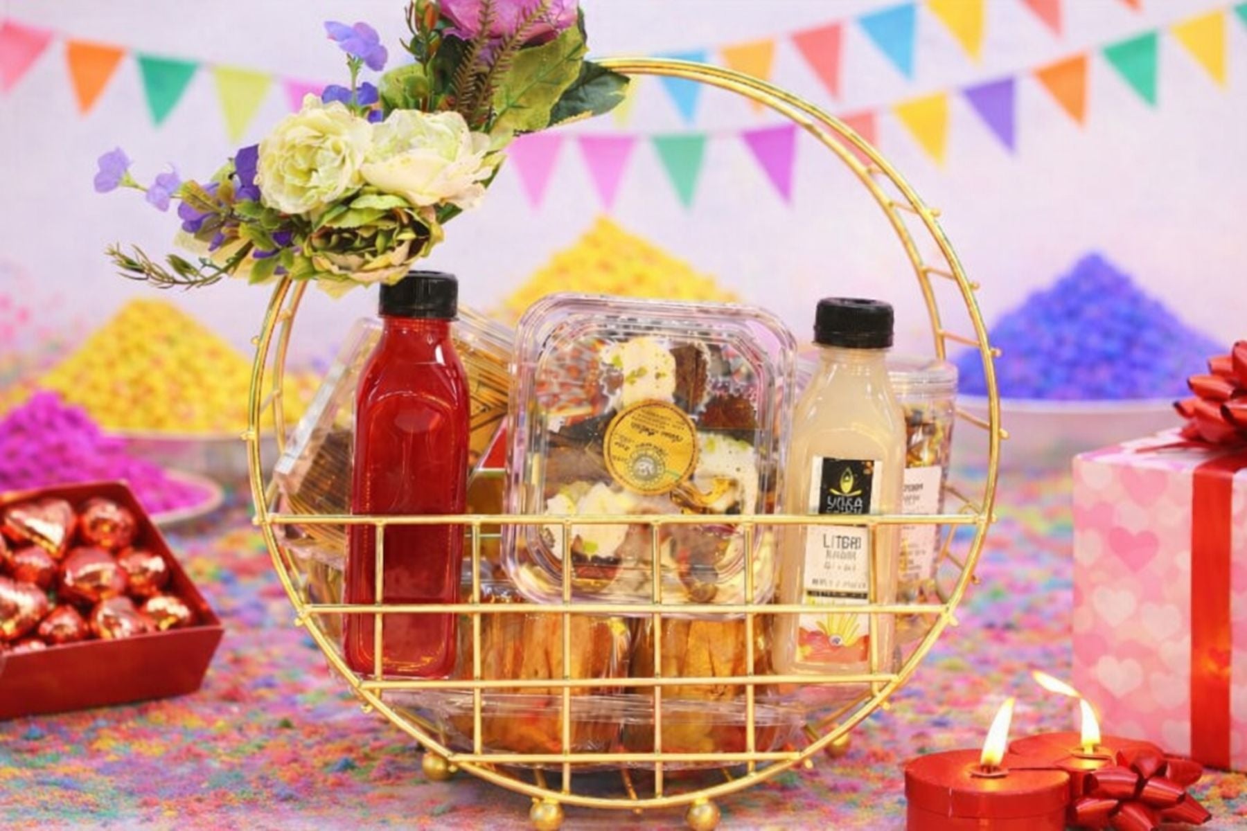 ROUND HAMPER BASKET